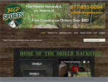 Tablet Screenshot of bupsports.com